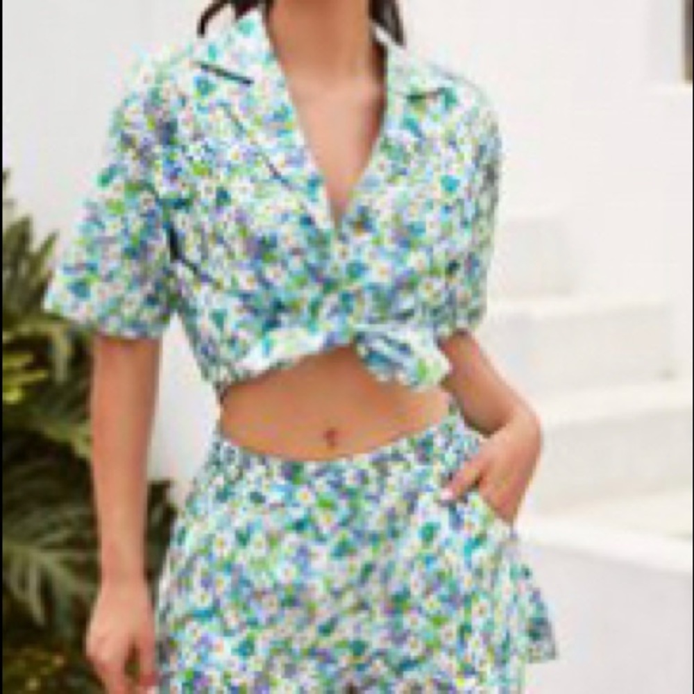 Floral matching set